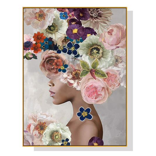 Wall Art 50cmx70cm Foolish in Love II Gold Frame Canvas - Auzzistore