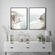 Wall Art 50cmx70cm Mountain Beach 2 Sets Black Frame Canvas – view 3