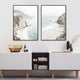 Wall Art 50cmx70cm Mountain Beach 2 Sets Black Frame Canvas – view 4