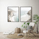 Wall Art 50cmx70cm Mountain Beach 2 Sets Black Frame Canvas – view 2