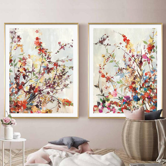 Wall Art 60cmx90cm Coming Spring 2 Sets Gold Frame Canvas – view 2 - Auzzistore