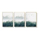 Wall Art 50cmx70cm Mystical Forest  3 Sets Gold Frame Canvas – view 2