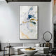 Wall Art 50cmx100cm Abstract Watercolour Style Black Frame Canvas – view 2