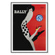 Wall Art 50cmx70cm Fashion Bally Black Frame Canvas
