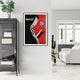 Wall Art 60cmx90cm Fashion Bally Black Frame Canvas – view 3