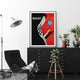 Wall Art 60cmx90cm Fashion Bally Black Frame Canvas – view 4