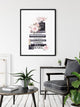Wall Art 50cmx70cm Fashion Book Black Frame Canvas – view 2