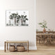 Wall Art 50cmx70cm Palm Tree White Frame Canvas – view 3