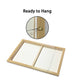 Wall Art 70cmx100cm Palm Tree White Frame Canvas – view 4