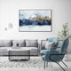Wall Art 70cmx100cm Abstract Sunlight Mountains Black Frame Canvas – view 2