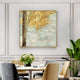 Wall Art 50cmx50cm Golden Leaves 2 Sets Gold Frame Canvas – view 3