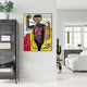 Wall Art 50cmx70cm Versus Medici  Black Frame Canvas – view 3