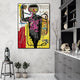 Wall Art 70cmx100cm Versus Medici Black Frame Canvas – view 2