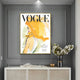 Wall Art 70cmx100cm Vogue Girl Gold Frame Canvas – view 2