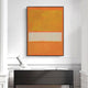 Wall Art 60cmx90cm Yellow By Mark Rothko Black Frame Canvas – view 3