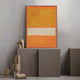 Wall Art 60cmx90cm Yellow By Mark Rothko Black Frame Canvas – view 4