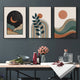 Wall Art 40cmx60cm Abstract Dark Green 3 Sets Black Frame Canvas – view 4