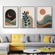 Wall Art 50cmx70cm Abstract Dark Green 3 Sets Black Frame Canvas – view 3