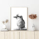 Wall Art 50cmx70cm Kookaburra Black Frame Canvas – view 2