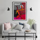 Wall Art 60cmx90cm Fashion Woman Black Frame Canvas – view 3
