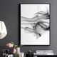 Wall Art 50cmx70cm Stylish Abstract Black 2 Sets Black Frame Canvas – view 3