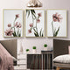 Wall Art 60cmx90cm Tulip Flower 3 Sets Gold Frame Canvas – view 2
