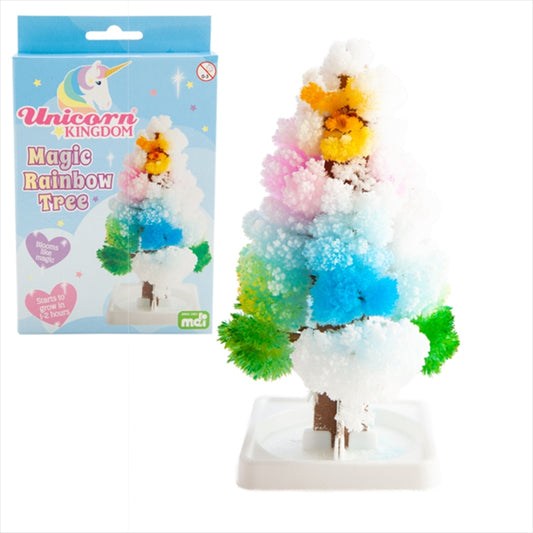 Unicorn Kingdom Magic Rainbow Tree - Pastel Colors, Grows in Water, Blooms in 8 Hours - Auzzistore