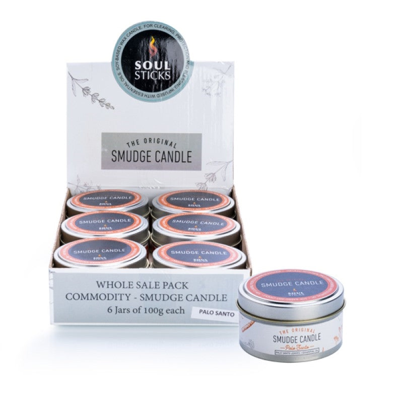Soul Sticks Palo Santo Smudge Candle - Single Item, V210-2670728, Aromatic & Purifying