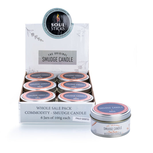 Soul Sticks Palo Santo Smudge Candle - Single Item, V210-2670728, Aromatic & Purifying