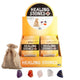 Wishstone Healing Stones Set - 5 Wellness Stones with Hessian Bag & Info