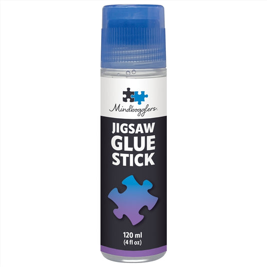 Mindbogglers Jigsaw Glue Stick - Preserve & Display Your Masterpiece with Easy Instructions