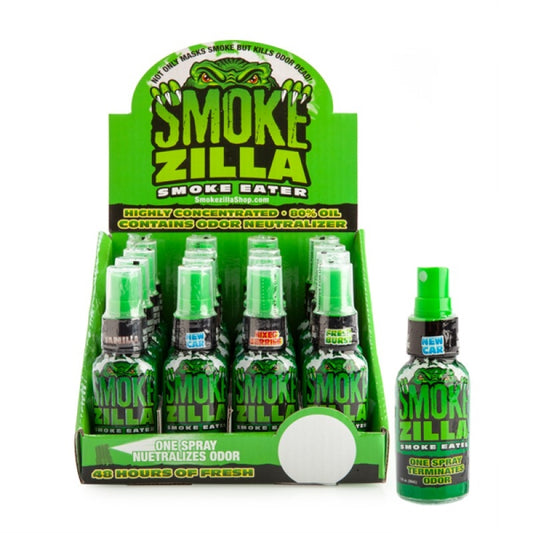 Smoke Zilla Smoke Eater Spray - Dual Action Deodorizer, 5 Assorted Scents (Sent at Random)