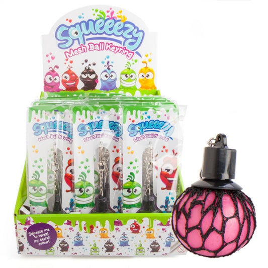 Mesh Squish Ball Keyring (SENT AT RANDOM) - Auzzistore