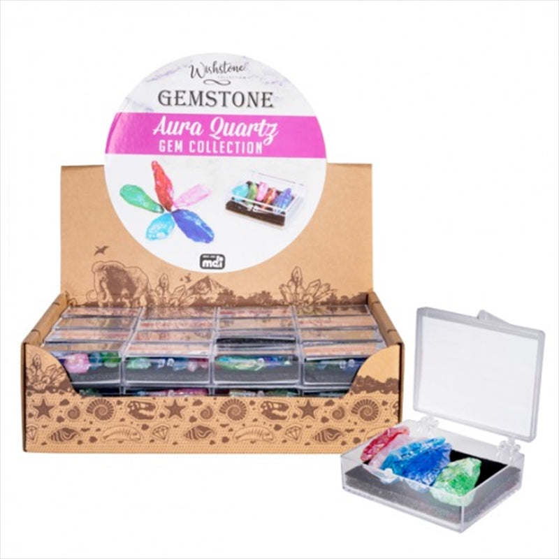 Aura Quartz Gemstone Collection - Random Selection, V210-2698002, Unique Gemstones