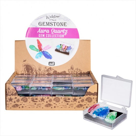 Aura Quartz Gemstone Collection - Random Selection, V210-2698002, Unique Gemstones