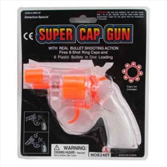 Transparent Super 8 Shot Ring Caps Gun, 16cm, Two Assortments