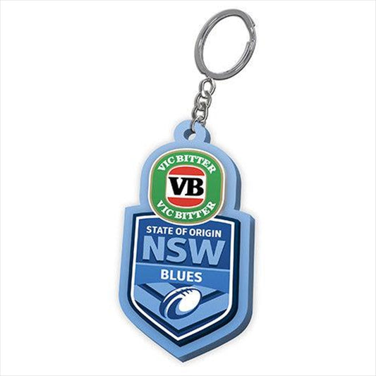 NSW Rubber Keyring - Auzzistore