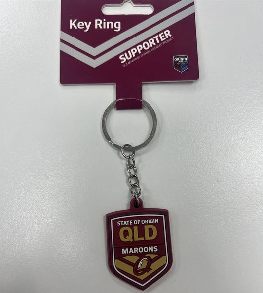 QLD Rubber Keyring - Auzzistore