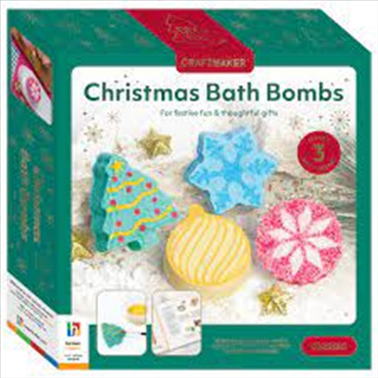 Christmas Bath Bombs Kit – Festive Gift Set with Fragrant Fizzy Bombs for Relaxing Bath