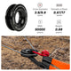 X-BULL Recovery Ring Soft Shackle Kit Snatch Block Pulley Rope Snatch Ring 4WD – view 3