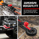 X-BULL Recovery Ring Soft Shackle Kit Snatch Block Pulley Rope Snatch Ring 4WD – view 4