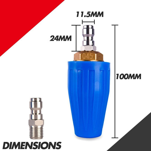 X-BULL Pressure Washer Turbo Nozzle Head 4000PSI High Cleaner 1/4BSP – view 2