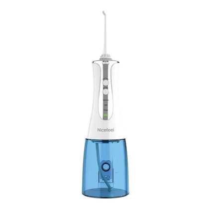 Portable Cordless Oral Irrigator 320ml - Dental Massage Flosser, Rechargeable, Waterproof, 3 Pressure Modes