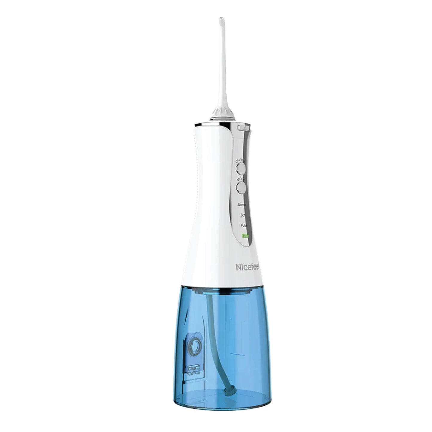Portable Cordless Oral Irrigator 320ml - Dental Massage Flosser, Rechargeable, Waterproof, 3 Pressure Modes