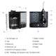 AOW04 Pro Dental Water Flosser 1000ml Black - Electric Oral Pressure Irrigator 30-150psi 5 Tips – view 6