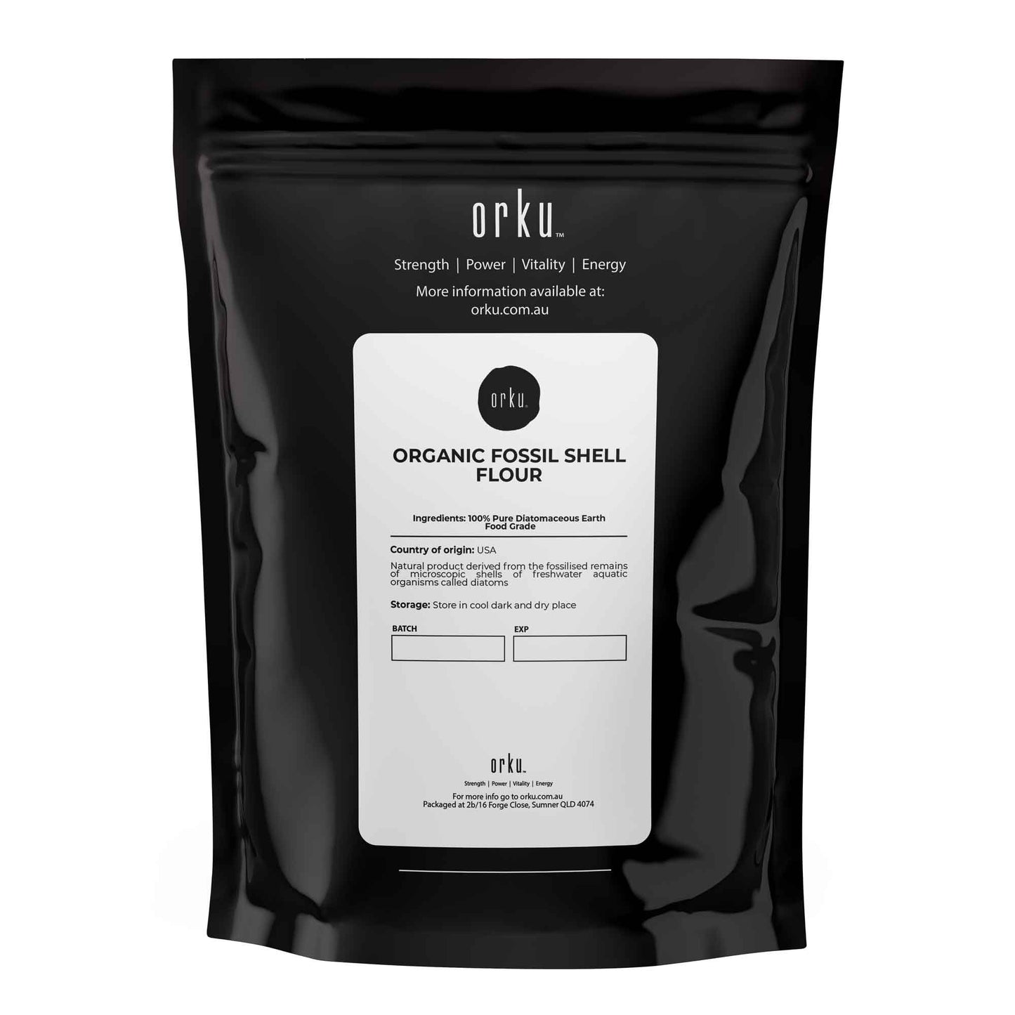 1Kg Organic Food Grade Diatomaceous Earth Powder - Fresh Water Fossil Shell Flour, FDA Approved, Australia Origin