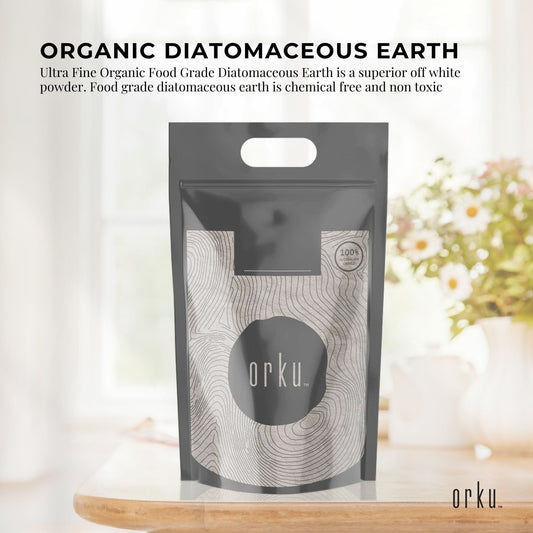 10Kg Organic Food Grade Diatomaceous Earth Powder - Fresh Water Fossil Shell Flour, FDA Approved, Australia Origin – view 2 - Auzzistore