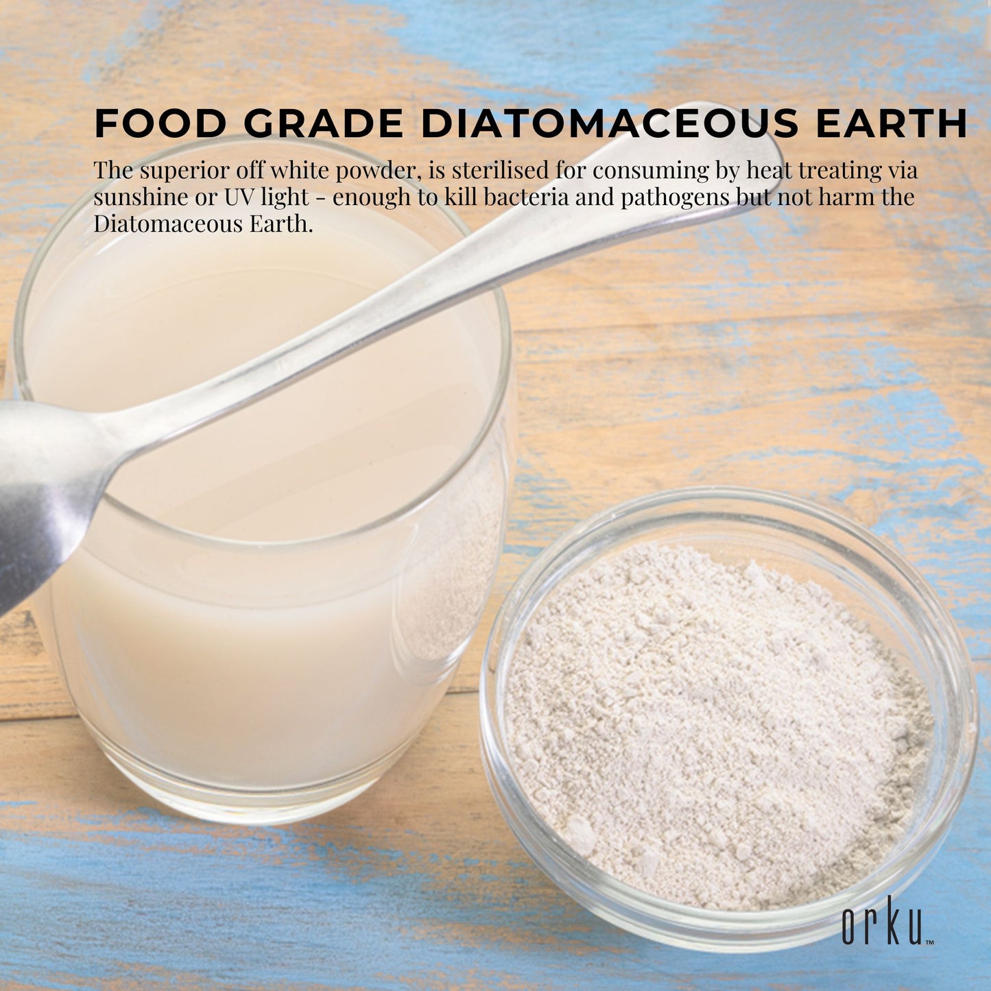 10Kg Organic Food Grade Diatomaceous Earth Powder - Fresh Water Fossil Shell Flour, FDA Approved, Australia Origin