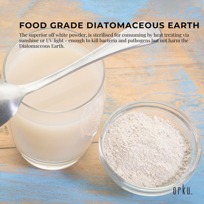 10Kg Organic Food Grade Diatomaceous Earth Powder - Fresh Water Fossil Shell Flour, FDA Approved, Australia Origin