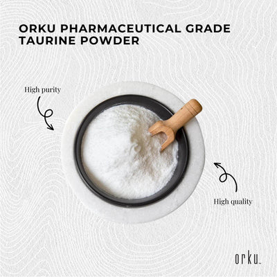 Taurine Powder 50g - 100% Pharmaceutical & Food Grade Australian Supplement